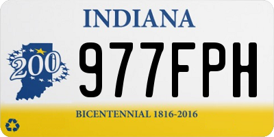 IN license plate 977FPH
