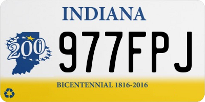 IN license plate 977FPJ