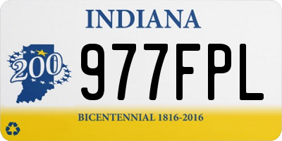IN license plate 977FPL