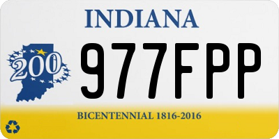 IN license plate 977FPP