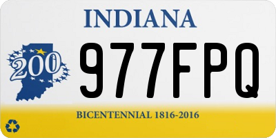 IN license plate 977FPQ