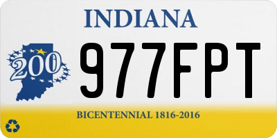 IN license plate 977FPT
