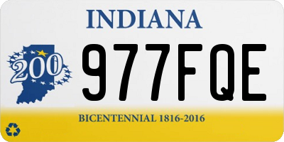 IN license plate 977FQE