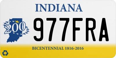 IN license plate 977FRA