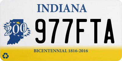 IN license plate 977FTA