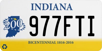 IN license plate 977FTI
