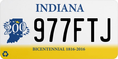 IN license plate 977FTJ