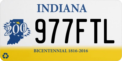 IN license plate 977FTL