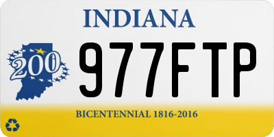 IN license plate 977FTP