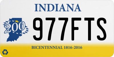 IN license plate 977FTS