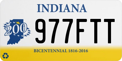 IN license plate 977FTT