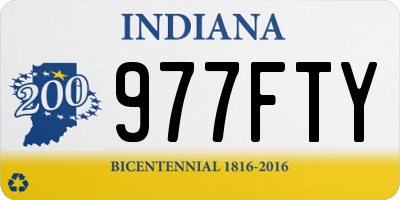 IN license plate 977FTY