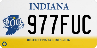 IN license plate 977FUC