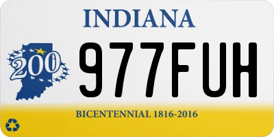 IN license plate 977FUH