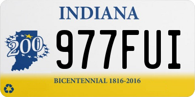 IN license plate 977FUI