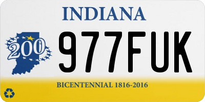 IN license plate 977FUK
