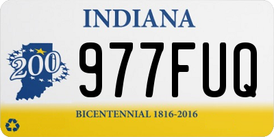 IN license plate 977FUQ