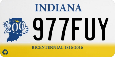 IN license plate 977FUY