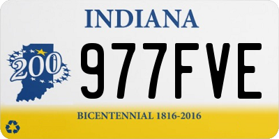 IN license plate 977FVE