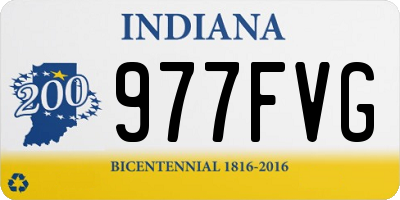 IN license plate 977FVG