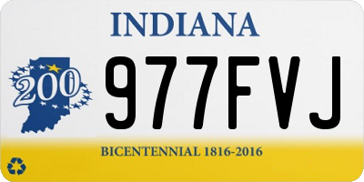 IN license plate 977FVJ