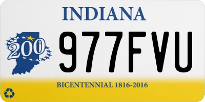 IN license plate 977FVU