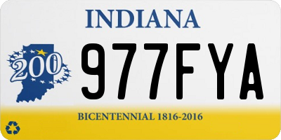 IN license plate 977FYA