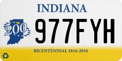 IN license plate 977FYH