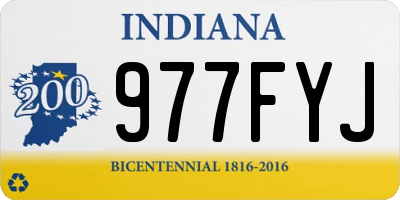 IN license plate 977FYJ