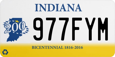 IN license plate 977FYM