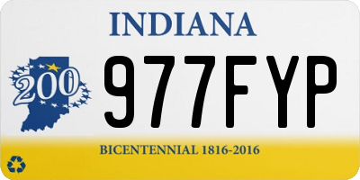 IN license plate 977FYP