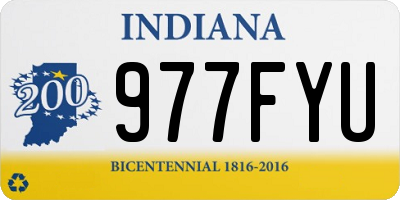 IN license plate 977FYU