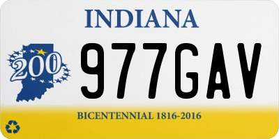 IN license plate 977GAV