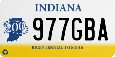 IN license plate 977GBA