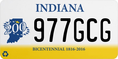 IN license plate 977GCG