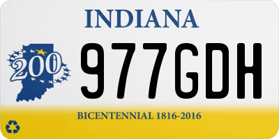 IN license plate 977GDH