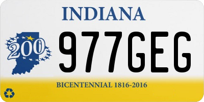 IN license plate 977GEG
