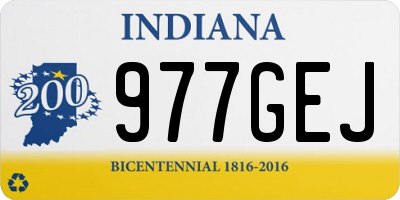 IN license plate 977GEJ