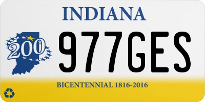 IN license plate 977GES