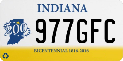 IN license plate 977GFC