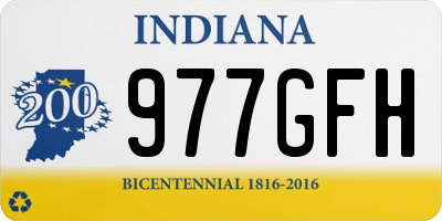 IN license plate 977GFH