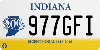 IN license plate 977GFI