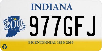 IN license plate 977GFJ