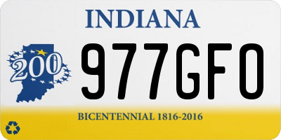 IN license plate 977GFO
