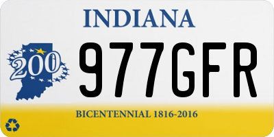 IN license plate 977GFR