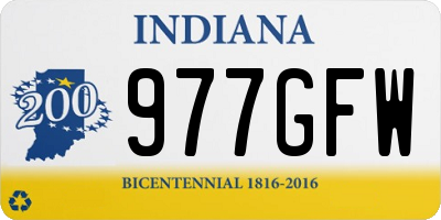 IN license plate 977GFW