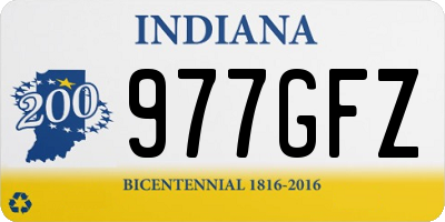 IN license plate 977GFZ