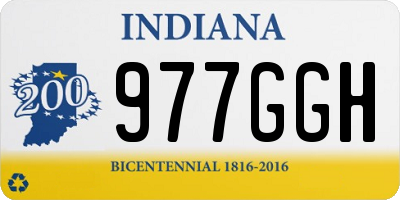 IN license plate 977GGH