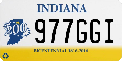 IN license plate 977GGI