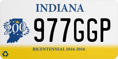 IN license plate 977GGP